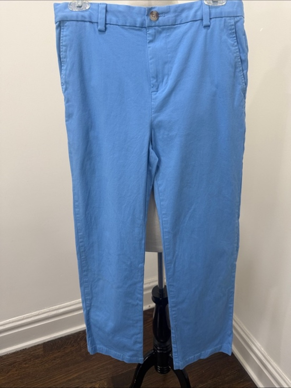 Vineyard Vines Boys Light Blue Casual Chino Adjustable Pants 18